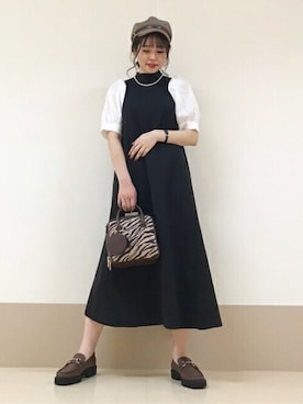 N. STAFFさん（レディース・165cm）の夏コーディネート