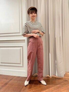 N. STAFFさん（レディース・164cm）の夏コーディネート