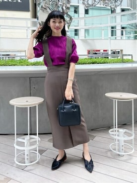 N. STAFFさん(レディース・157cm)の夏コーディネート