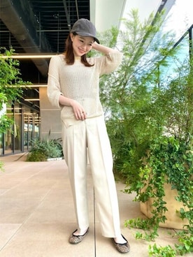 N. STAFFさん（レディース・160cm）の夏コーディネート