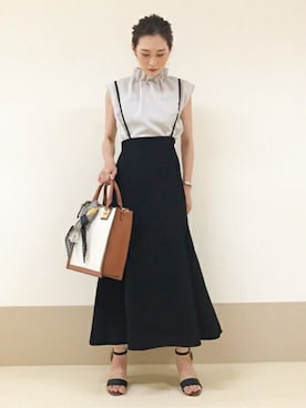 N. STAFFさん（レディース・160cm）の夏コーディネート