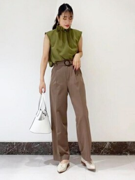 N. STAFFさん（レディース・160cm）の夏コーディネート