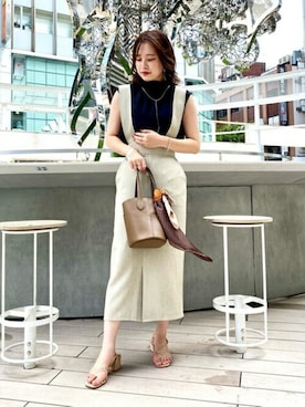 N. STAFFさん(レディース・160cm)の夏コーディネート