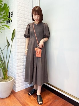 N. STAFFさん（レディース・163cm）の夏コーディネート