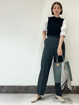 N. STAFFさん（レディース・158cm）の夏コーディネート