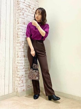 N. STAFFさん(レディース・160cm)の秋コーディネート