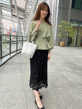 N. STAFFさん（レディース・158cm）の秋コーディネート