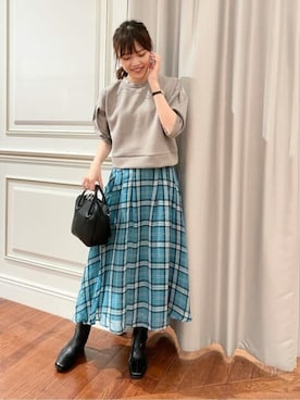 N. STAFFさん（レディース・164cm）の秋コーディネート