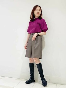 N. STAFFさん(レディース・159cm)の秋コーディネート