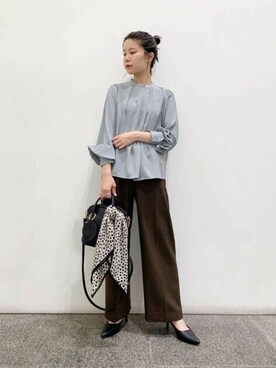 N. STAFFさん(レディース・156cm)の秋コーディネート