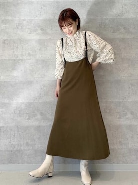 N. STAFFさん(レディース・156cm)の秋コーディネート