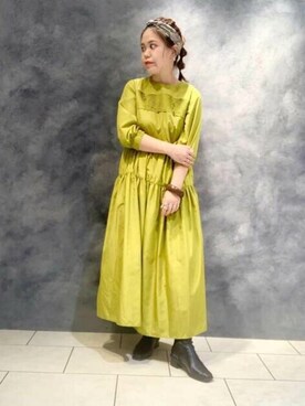 N. STAFFさん（レディース・154cm）の秋コーディネート