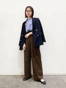 N. STAFFさん(レディース・156cm)の秋コーディネート