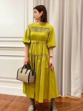 N. STAFFさん（レディース・162cm）の秋コーディネート