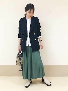 N. STAFFさん（レディース・166cm）の秋コーディネート