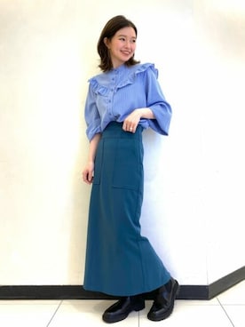 N. STAFFさん(レディース・160cm)の秋コーディネート