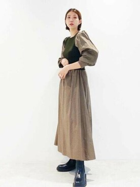 N. STAFFさん(レディース・158cm)の秋コーディネート