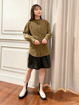 N. STAFFさん（レディース・164cm）の秋コーディネート