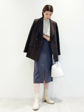 N. STAFFさん(レディース・158cm)の秋コーディネート