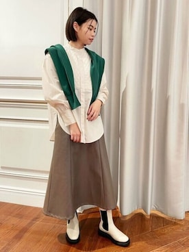 N. STAFFさん（レディース・162cm）の秋コーディネート