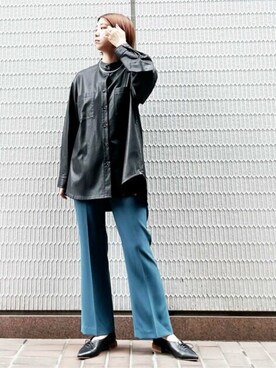 N. STAFFさん（レディース・158cm）の秋コーディネート