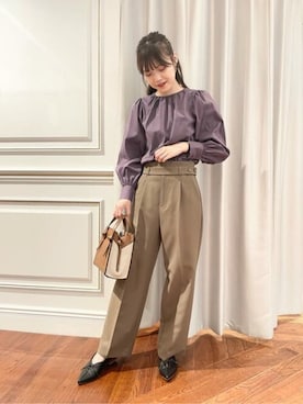 N. STAFFさん（レディース・164cm）の秋コーディネート