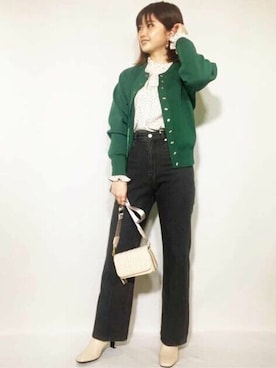 N. STAFFさん（レディース・158cm）の秋コーディネート