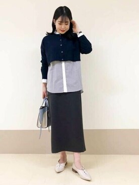 N. STAFFさん（レディース・166cm）の秋コーディネート