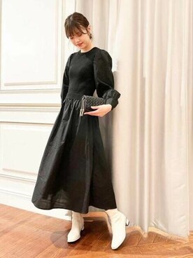 N. STAFFさん（レディース・164cm）の秋コーディネート