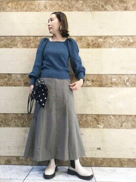 N. STAFFさん(レディース・157cm)の秋コーディネート