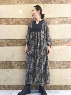 N. STAFFさん(レディース・157cm)の秋コーディネート