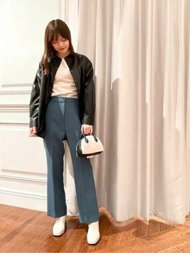 N. STAFFさん（レディース・164cm）の秋コーディネート