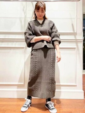 N. STAFFさん(レディース・158cm)の秋コーディネート