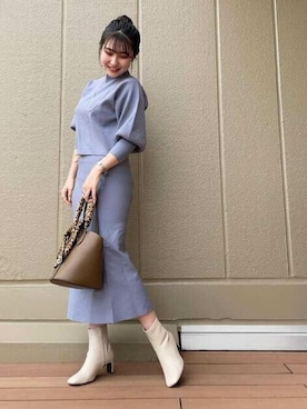 N. STAFFさん(レディース・157cm)の秋コーディネート