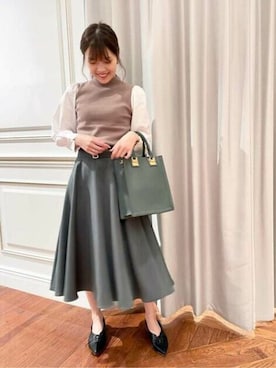 N. STAFFさん（レディース・164cm）の秋コーディネート