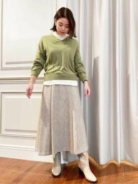 N. STAFFさん(レディース・162cm)の秋コーディネート