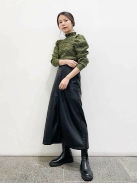 N. STAFFさん(レディース・156cm)の秋コーディネート