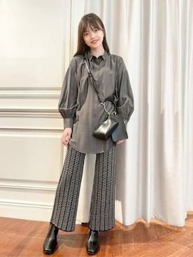 N. STAFFさん（レディース・164cm）の秋コーディネート