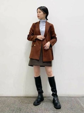 N. STAFFさん(レディース・156cm)の秋コーディネート
