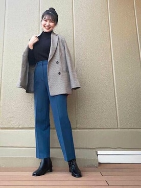 N. STAFFさん(レディース・157cm)の秋コーディネート