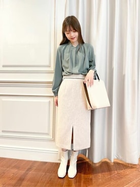 N. STAFFさん（レディース・164cm）の秋コーディネート