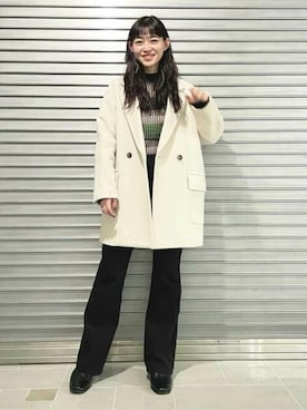 N. STAFFさん（レディース・157cm）の秋コーディネート