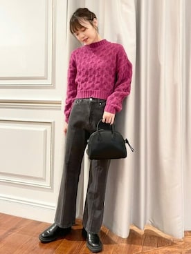 N. STAFFさん（レディース・164cm）の秋コーディネート