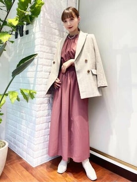 N. STAFFさん(レディース・163cm)の秋コーディネート