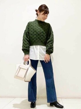 N. STAFFさん(レディース・158cm)の秋コーディネート