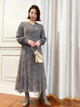 N. STAFFさん（レディース・162cm）の秋コーディネート