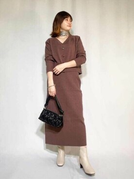 N. STAFFさん(レディース・158cm)の秋コーディネート