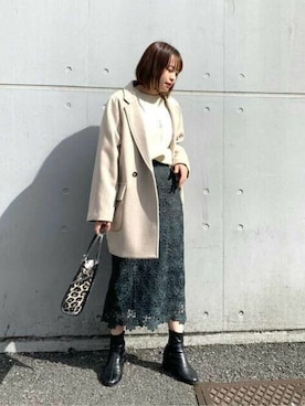 N. STAFFさん（レディース・160cm）の秋コーディネート