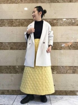 N. STAFFさん（レディース・157cm）の秋コーディネート