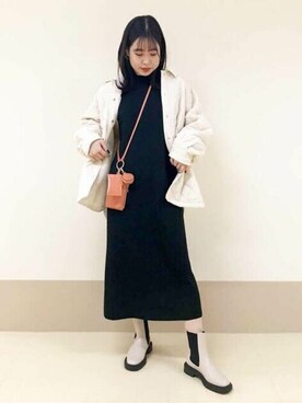 N. STAFFさん（レディース・166cm）の秋コーディネート